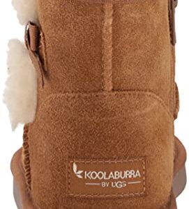 Koolaburra by UGG, Victoria Mini Boot, Chestnut, 2 Little Kid