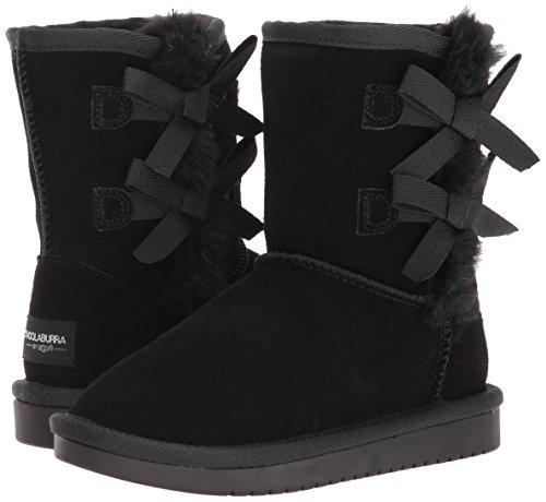 Koolaburra by UGG Girls' Victoria Short Fashion Boot, Black, 02 Youth US Little Kid