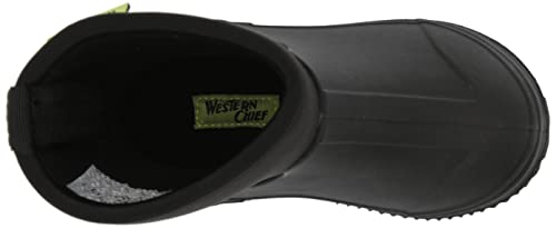 Western Chief Kids Freestyle Neoprene Rain Boot, Black, 2