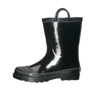 Western Chief Kids Firechief 2 Rainboot (Toddler/Little Kid/Big Kid) Black 2 Little Kid M