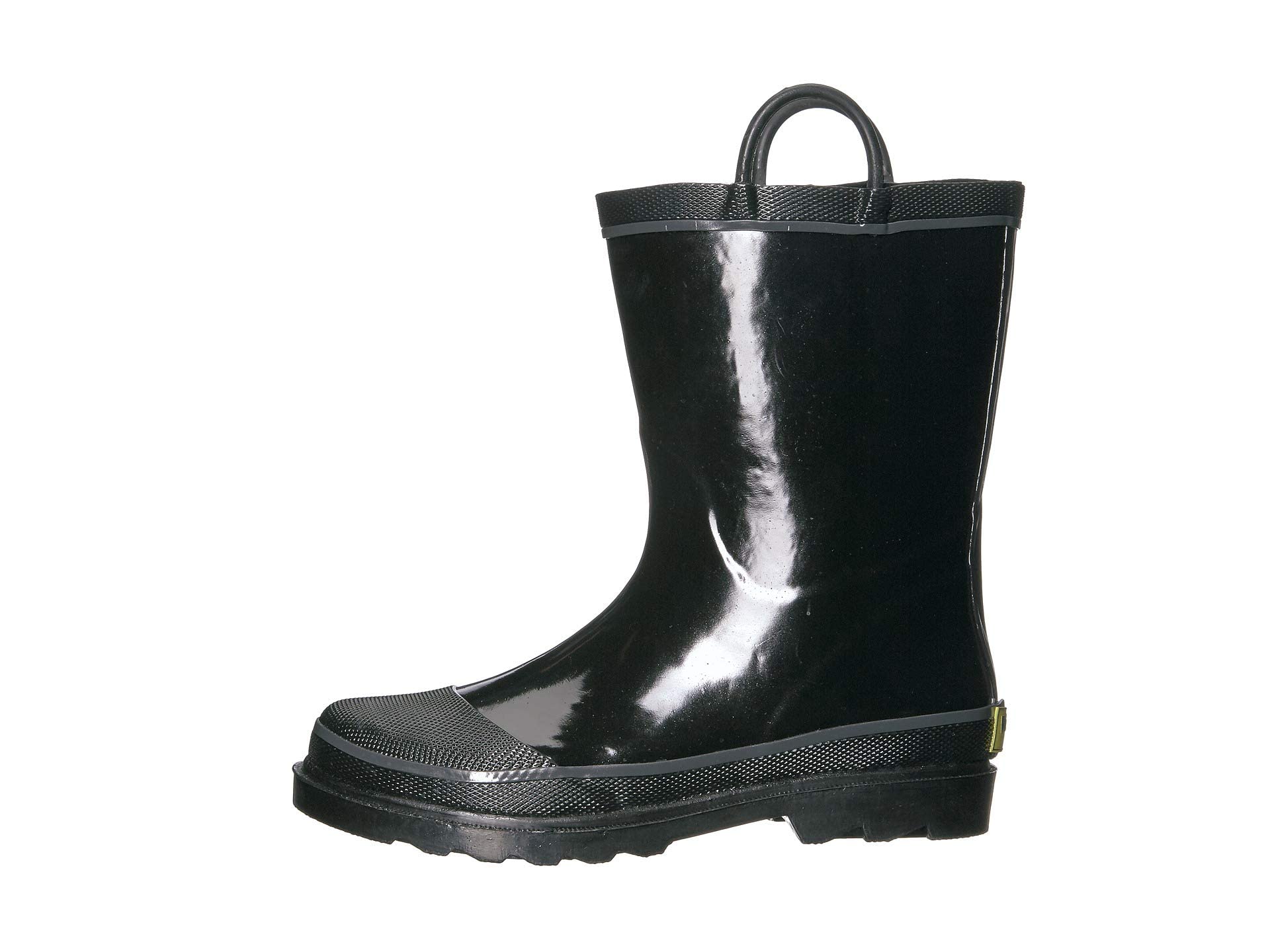 Western Chief Kids Firechief 2 Rainboot (Toddler/Little Kid/Big Kid) Black 2 Little Kid M