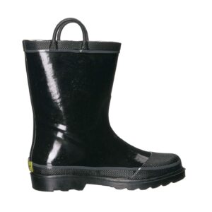 Western Chief Kids Firechief 2 Rainboot (Toddler/Little Kid/Big Kid) Black 2 Little Kid M