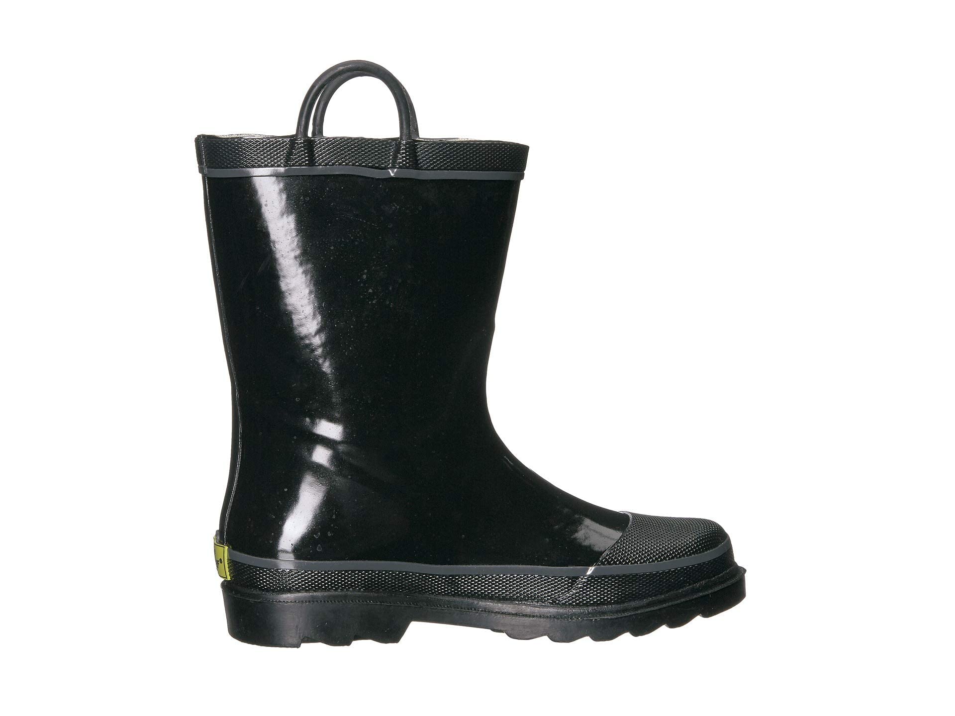 Western Chief Kids Firechief 2 Rainboot (Toddler/Little Kid/Big Kid) Black 2 Little Kid M