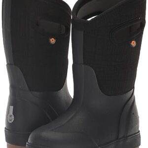 BOGS Classic II Snow Boot, Black, 2 US Unisex Big Kid