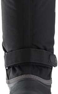 Kamik Girl's Waterbug5 Snow Boot, Black/Charcoal, 2 Medium US Little Kid