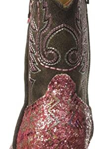 Roper Little Kids Glitter Aztec Boot, Pink, 2