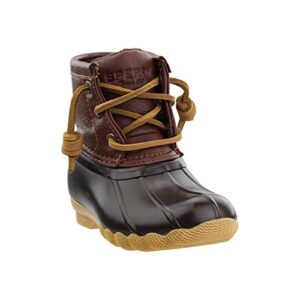 Sperry girls Yg55362 Boot, Brown/Brown, 2 Big Kid US