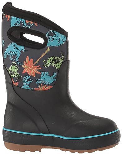 BOGS Classic II Snow Boot, Black Multi, 2 US Unisex Big Kid