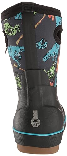 BOGS Classic II Snow Boot, Black Multi, 2 US Unisex Big Kid