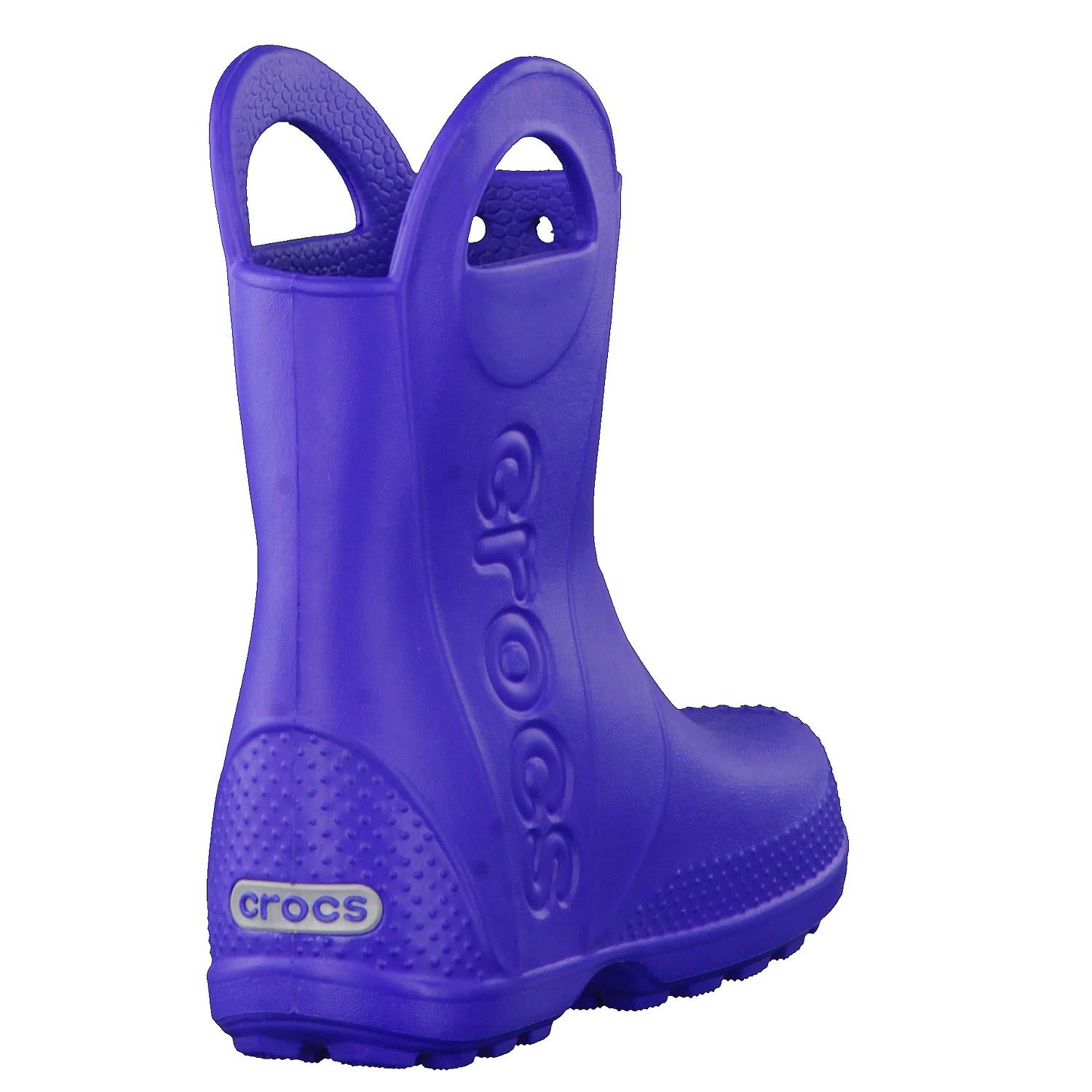 Crocs Kids' Handle It Rain Boots , Cerulean Blue, 1 Little Kid