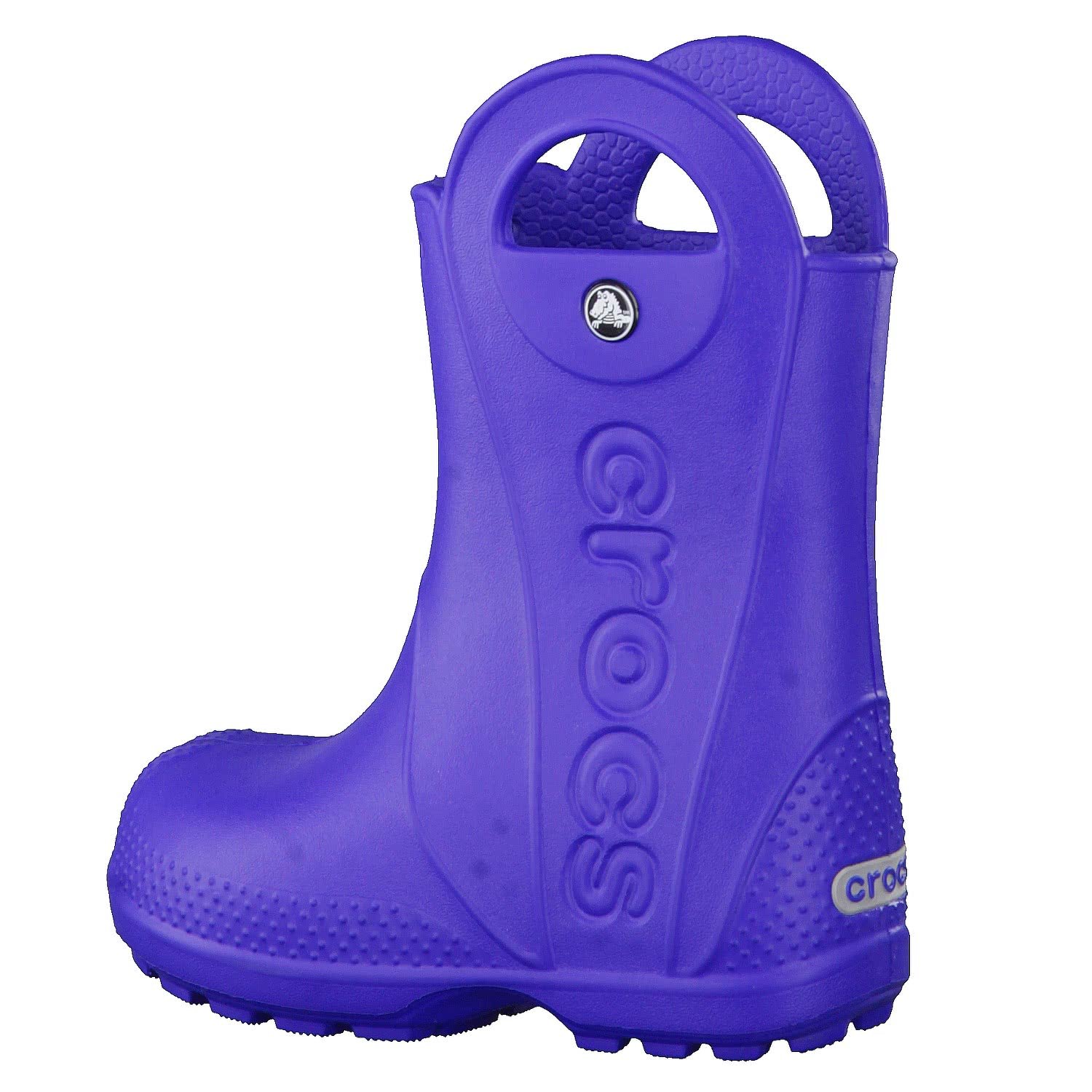 Crocs Kids' Handle It Rain Boots , Cerulean Blue, 1 Little Kid