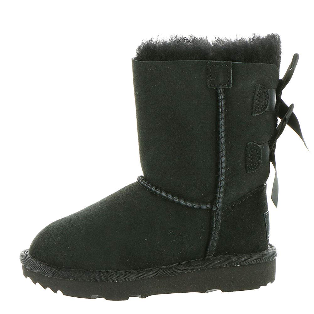 UGG Unisex-Child Bailey Bow Ii Boot, Black, 04