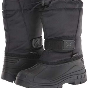 Arctix Kids Powder Winter Boot, Black, 2 Little Kid