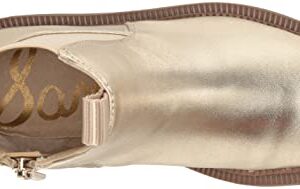 Sam Edelman Girls Laguna Mini Chelsea Boot, Gold Leaf, 2 Big Kid