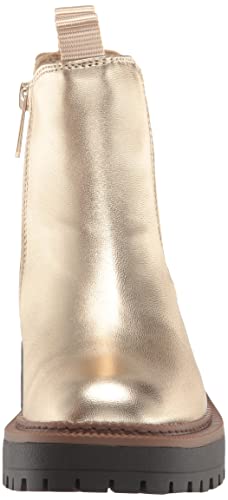 Sam Edelman Girls Laguna Mini Chelsea Boot, Gold Leaf, 2 Big Kid