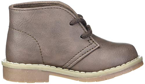 The Children's Place Boy's Lace Up Boots Fashion, Brown, 2 Big Kid