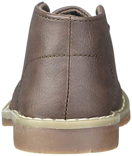 The Children's Place Boy's Lace Up Boots Fashion, Brown, 2 Big Kid