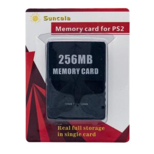 Suncala 256MB Memory Card for Playstation 2, High Speed Memory Card for Sony PS2-1 Pack, compatible with Gaming Console