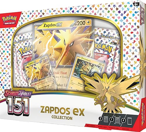 Pokemon TCG Scarlet & Violet 3.5 Pokemon 151 Zapdos Ex Box