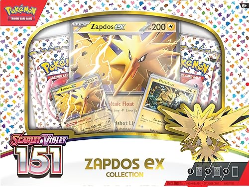 Pokemon TCG Scarlet & Violet 3.5 Pokemon 151 Zapdos Ex Box