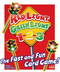 red light, green light, 1-2-3 - card game for ages 5 and up