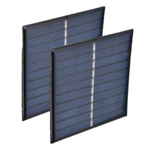 2Pcs Solar Panel Portable Encapsulated Cell Flexible DIY e 0.7W 5V 0‑140mA 2Pcs Solar Panel Portable Encapsulated for Family