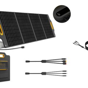 Powerness 120 Watt 18V Portable Solar Panel with 16.4 Feet/5 Meters DC Extension Cable