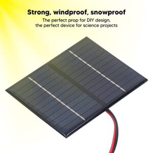 1.5W 12V Solar Panel, Portable Solar Panel Polysilicon Windproof Solar Charger High Conversion Efficiency Solar Panel for Outdoor Camping Hiking RV Trip