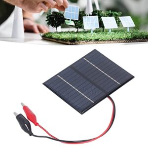 1.5W 12V Solar Panel, Portable Solar Panel Polysilicon Windproof Solar Charger High Conversion Efficiency Solar Panel for Outdoor Camping Hiking RV Trip