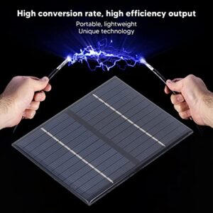 1.5W 12V Solar Panel, Portable Solar Panel Polysilicon Windproof Solar Charger High Conversion Efficiency Solar Panel for Outdoor Camping Hiking RV Trip