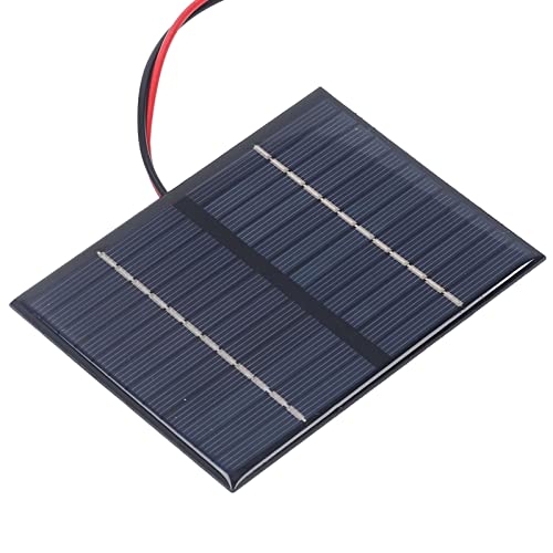 1.5W 12V Solar Panel, Portable Solar Panel Polysilicon Windproof Solar Charger High Conversion Efficiency Solar Panel for Outdoor Camping Hiking RV Trip