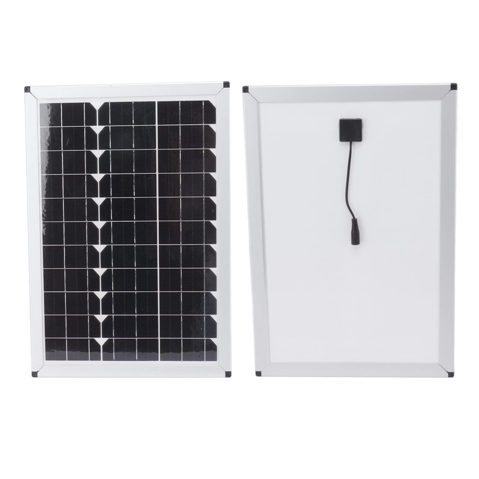 Cryfokt 100W Solar Panel Kit, Monocrystalline Solar Module with Waterproof 20A 12V 24V Controller, Lightweight and Portable Solar Charger for Car Camping