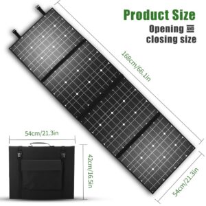 150W Foldable Solar Panel, Portable Solar Panel, Foldable Solar Suitcase Monocrystalline Solar Panels, Foldable Solar Charger IP65 Waterproof