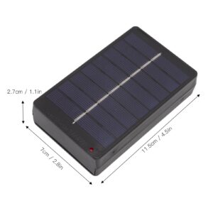 1W 4V Solar Battery Charger, Portable Solar Power Bank Solar Panel Charger Solar Powered Battery Charger & Maintainer for AA AAA Batteries