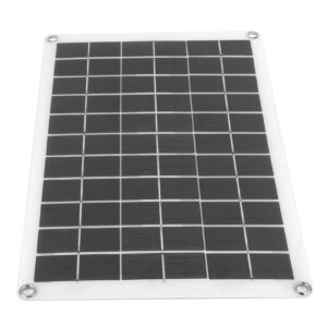 Solar Panel, Portable Solar Cell Panel 100W Monocrystalline 12/24V USB Output for Car Trailers Yacht, High Conversion Rate of 23%-24%