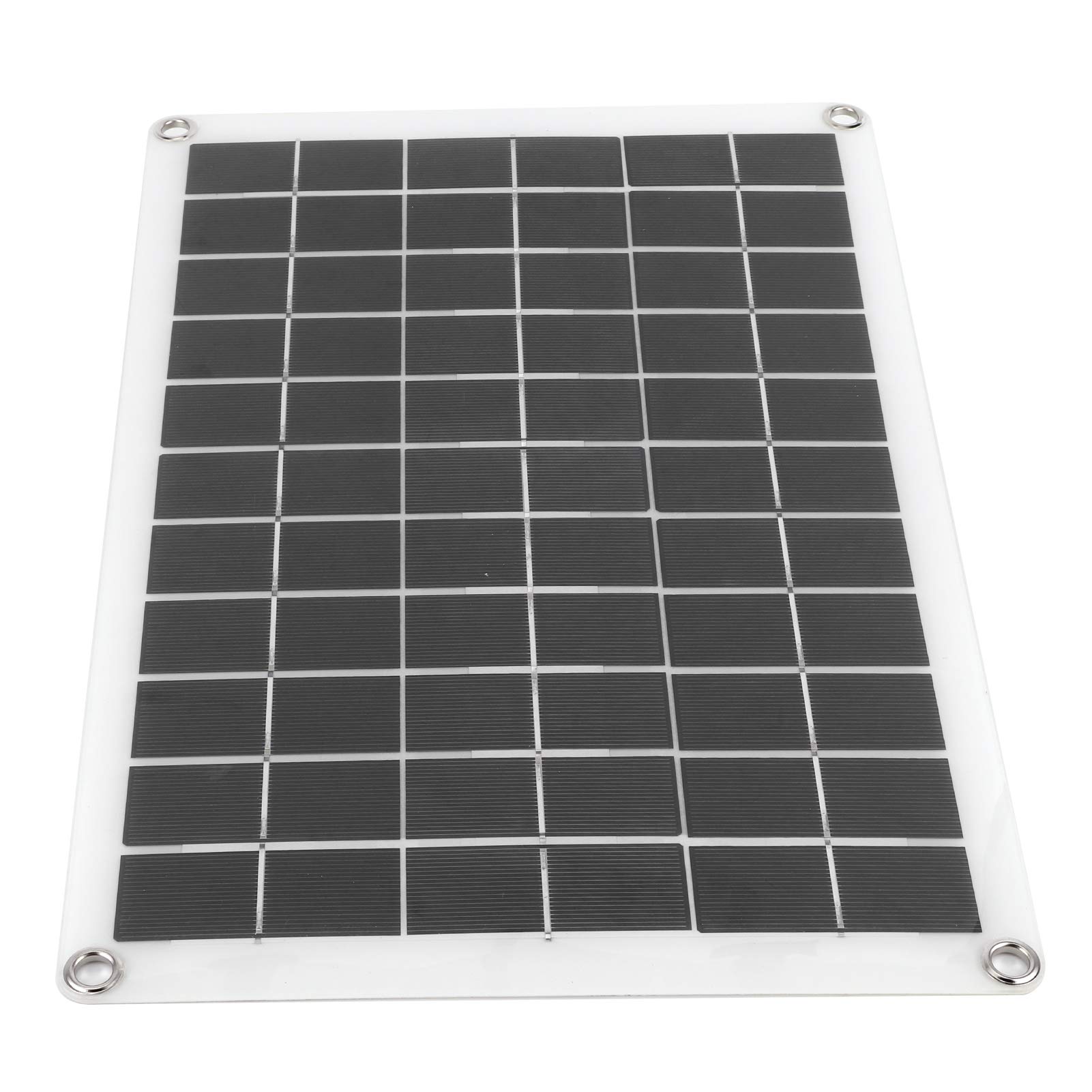 Solar Panel, Portable Solar Cell Panel 100W Monocrystalline 12/24V USB Output for Car Trailers Yacht, High Conversion Rate of 23%-24%