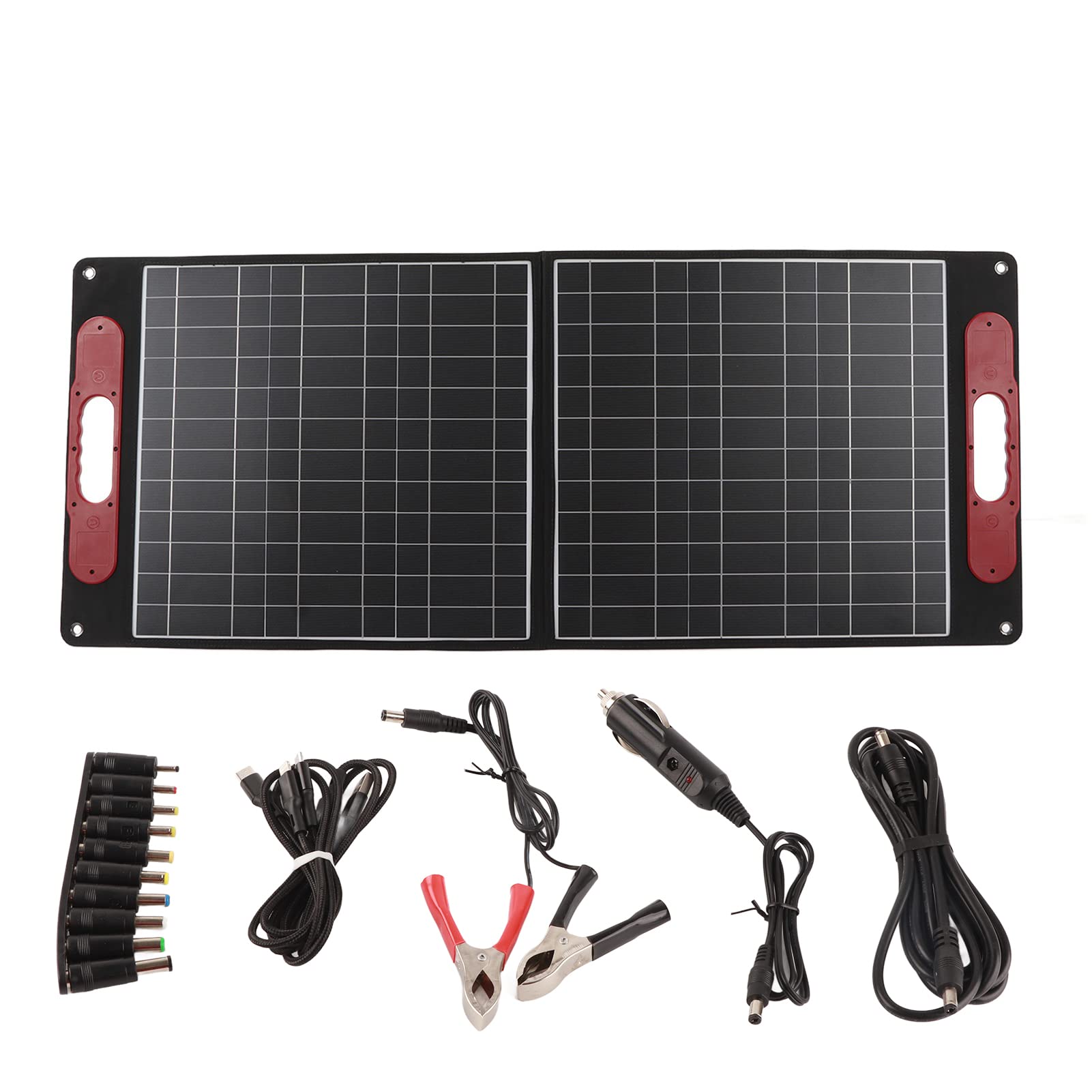 Portable Folding Solar Panel 16V Outdoor Controller 100W Electric Vehicle Generating Panel for Car SemiFlexible Rv Solar Panels