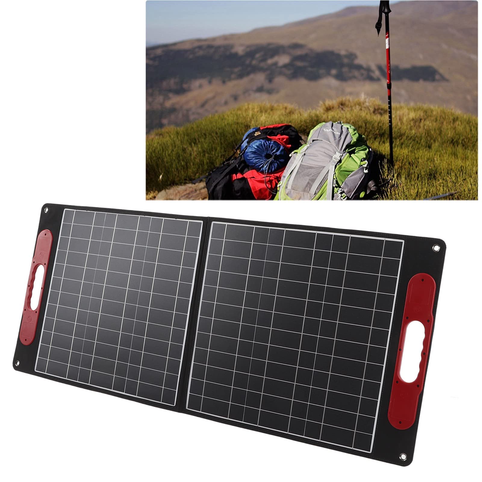 Portable Folding Solar Panel 16V Outdoor Controller 100W Electric Vehicle Generating Panel for Car SemiFlexible Rv Solar Panels