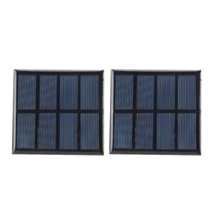 Portable Solar Panel, 0.9W 2V High Efficiency Safety Protection Solar Panel for Advertising Light for Traffic Light