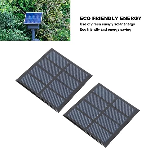 Portable Solar Panel, 0.9W 2V High Efficiency Safety Protection Solar Panel for Advertising Light for Traffic Light