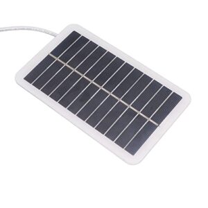 Mini Solar Panels Emergency Charger 2W 5V USB Ho Portable Silicon Polycrystalline with Polycrystalline Silicon Parameters Maximum Power Pmax 6V for Parameter Maximum Power Pmax