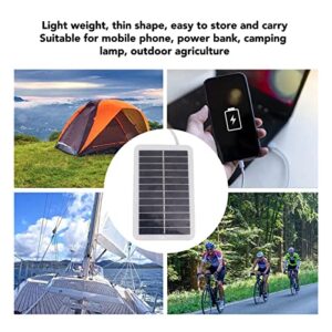 Mini Solar Panels Emergency Charger 2W 5V USB Ho Portable Silicon Polycrystalline with Polycrystalline Silicon Parameters Maximum Power Pmax 6V for Parameter Maximum Power Pmax