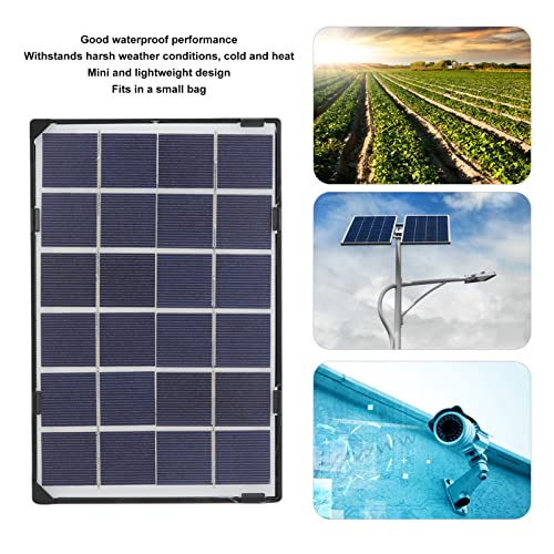 Solarr Panel, Monocrystalline Silicon USB Solar Charger for Rechargeable Battery, Compact and Portable Mobile Phones, Charging Boards, Digital Cameras