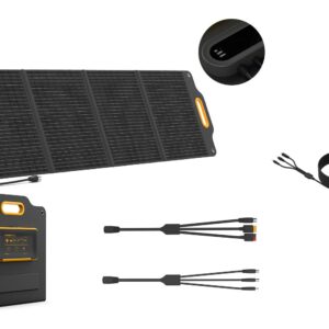 Powerness 200 Watt 18V Portable Solar Panel with 16.4 Feet/5 Meters DC Extension Cable