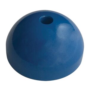 bob's machine 312-200004 prop nut for motorguide trolling motors - blue