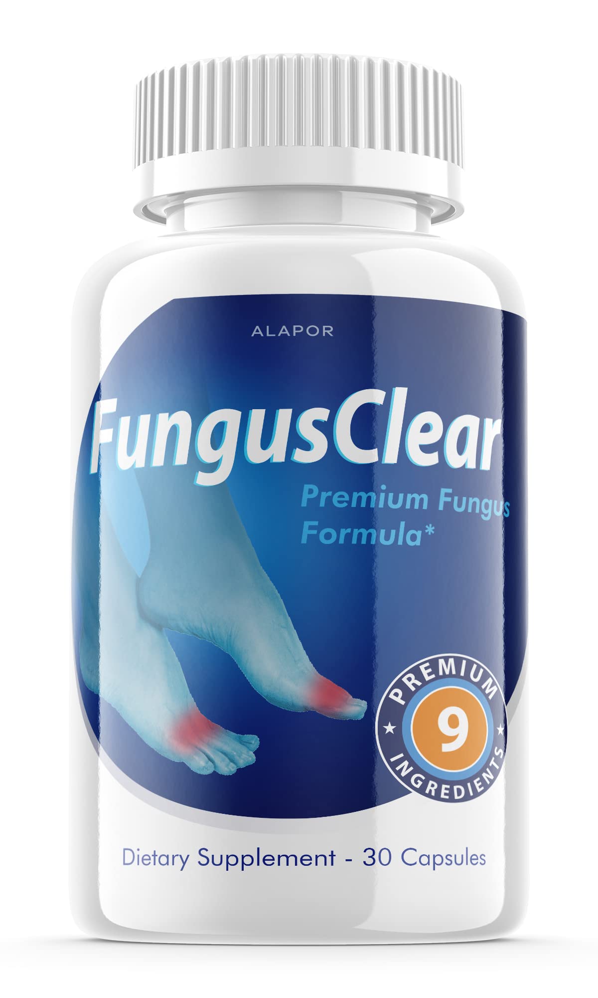 Alapor Fungus Clear - Probiotic Pills, Advance Formula Fungusclear Capsules, Max, for 30 Days Supply.