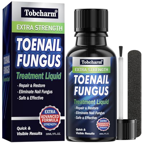 Tobcharm Toenail Fungus Treatment Extra Strength, Nail Fungus Treatment for Toenail, Fungus Nail Treatment, Nail Fungus Treatment for Fingernails (1oz)