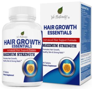 vie naturelle hair vitamins for faster hair growth with 29 vitamins for women & men - hair pills - hair vitamin supplements for hair loss treatments for women & men (90 capsules)