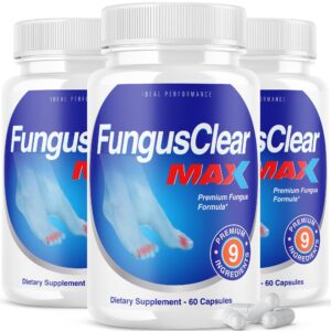 (3 pack) fungus clear max toenail pills (180 capsules)