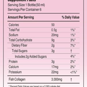 CJwellcare Innerb Glowshot Collagen (10.1fl oz, 6 Servings) - Low-Molecular-Weight Fish Collagen Shots for Elasticity, Hydration, Improved Skin, Hair & Nails. Liquid Marine Collagen 3,000mg.